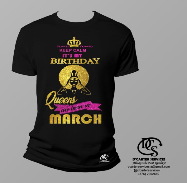 Specialty Birthday Month Shirt