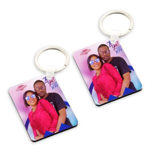 Personalised MDF Key Ring