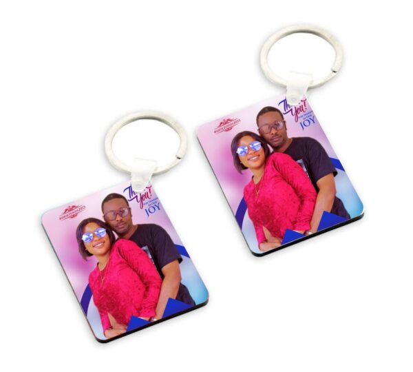 Personalised MDF Key Ring