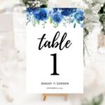 Table Numbers
